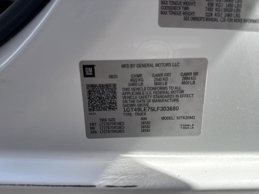 Used 2020 GMC Sierra 2500 4x4 Crew Cab w/ Convenience Package image 50