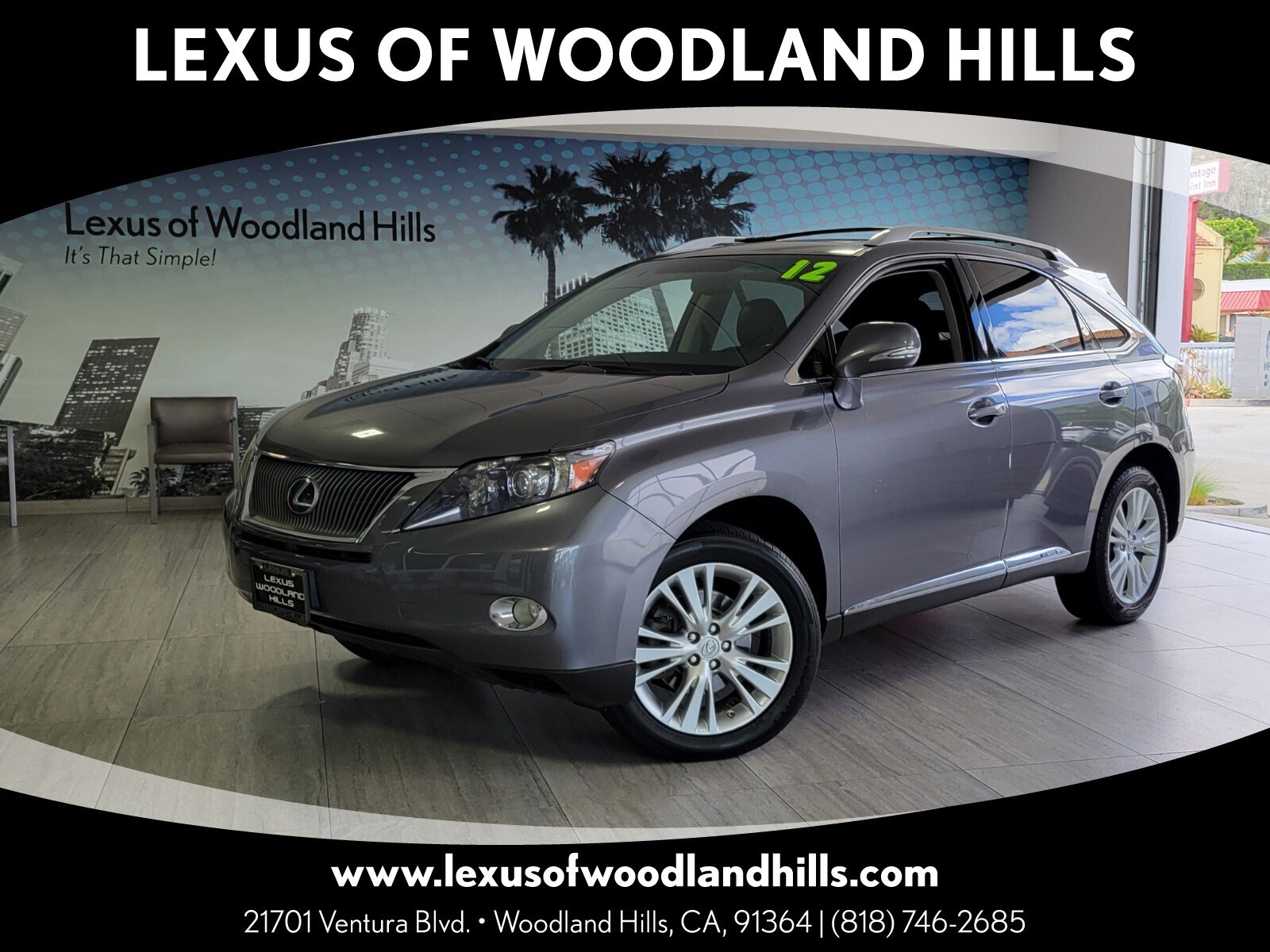 Used 2012 Lexus RX 450h AWD w/ Premium Pkg image 1