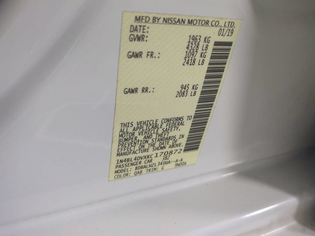 Used 2019 Nissan Altima 2.5 SV FWD image 38