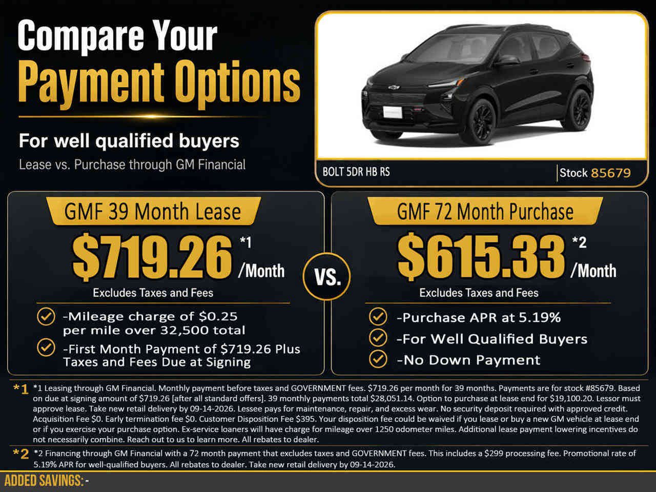 New 2027 Chevrolet Bolt RS w/ Super Cruise Package FWD image 2