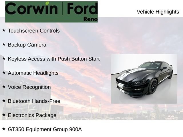 Certified 2017 Ford Mustang Shelby GT350 w/ Electronics Package RWD image 8