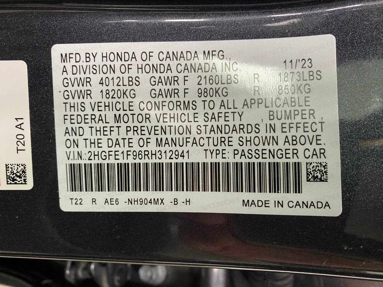 Used 2024 Honda Civic Touring image 33
