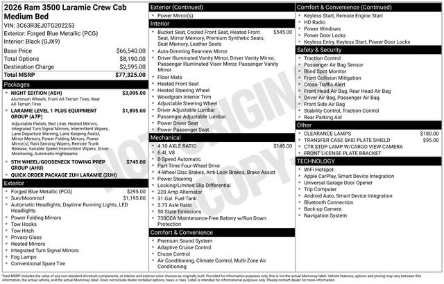 New 2026 RAM 3500 Laramie w/ Night Edition image 4
