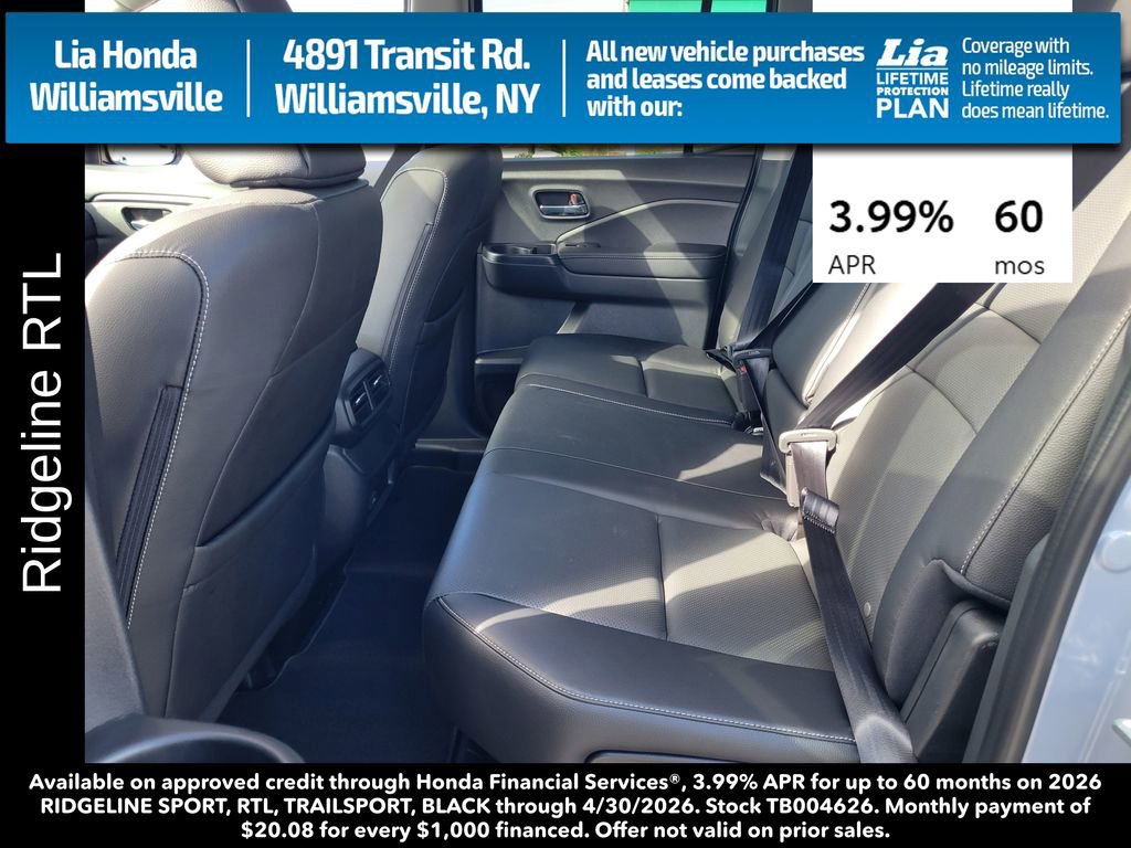 New 2026 Honda Ridgeline RTL image 29