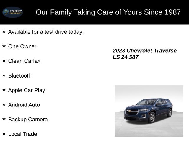 Used 2023 Chevrolet Traverse LS FWD image 9