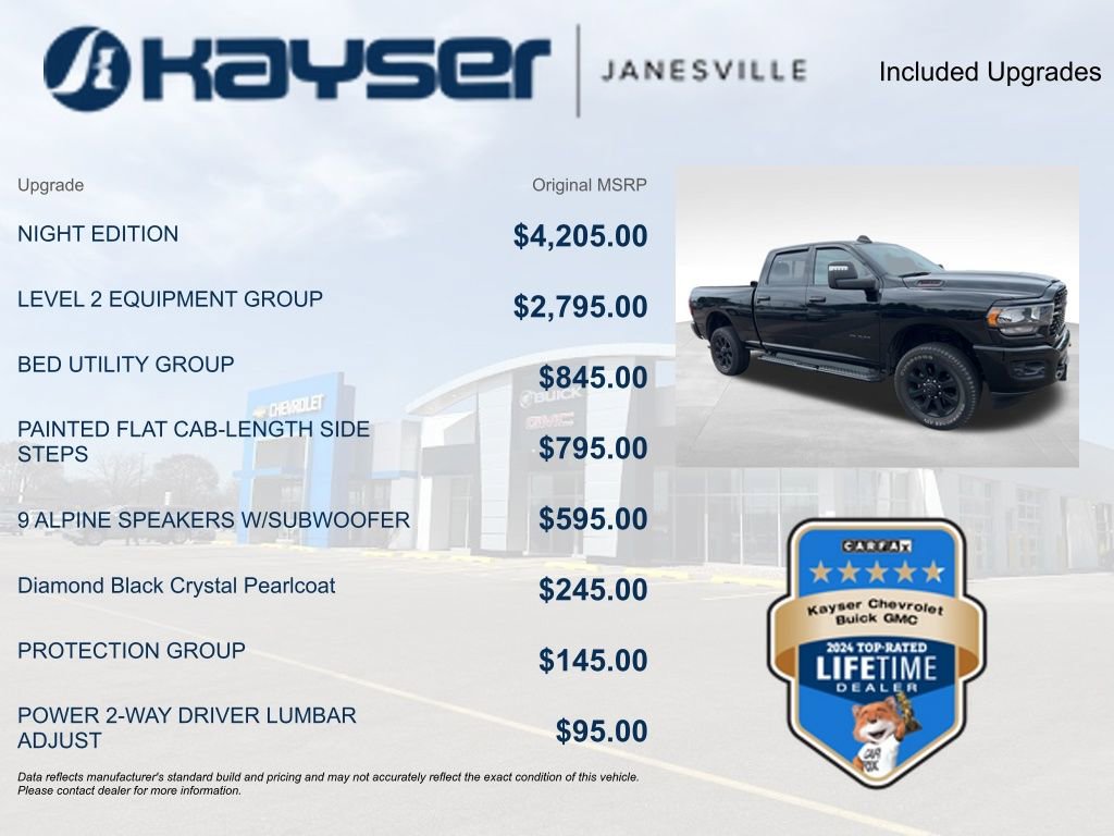 Used 2024 RAM 2500 Big Horn w/ Night Edition AWD/4WD image 2