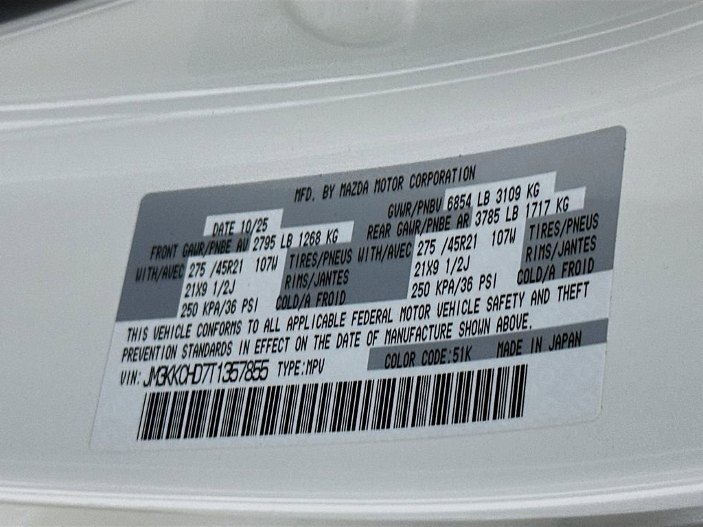 New 2026 MAZDA CX-90 3.3 Turbo w/ Premium Sport Pkg image 27