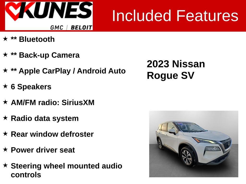 Used 2023 Nissan Rogue SV image 2