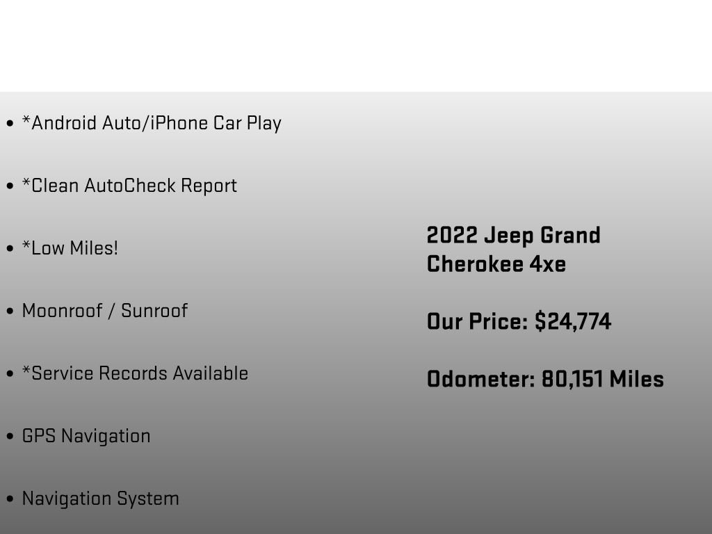 Used 2022 Jeep Grand Cherokee Limited 4xe image 12