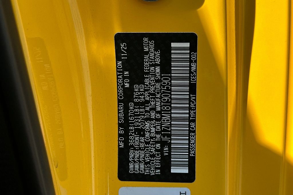 New 2026 Toyota GR86 YUZU Limited image 26