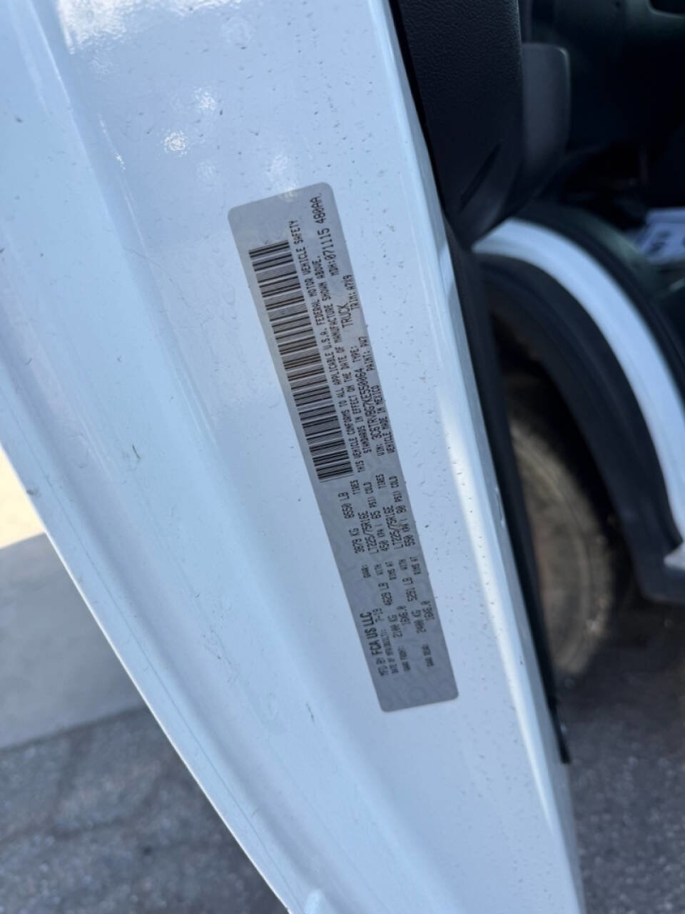 Used 2019 RAM ProMaster 1500 image 17