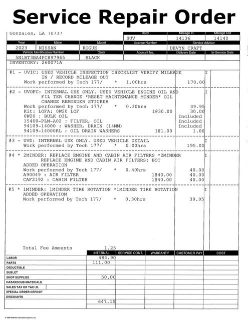 Used 2023 Nissan Rogue SV w/ SV Premium B Package image 14