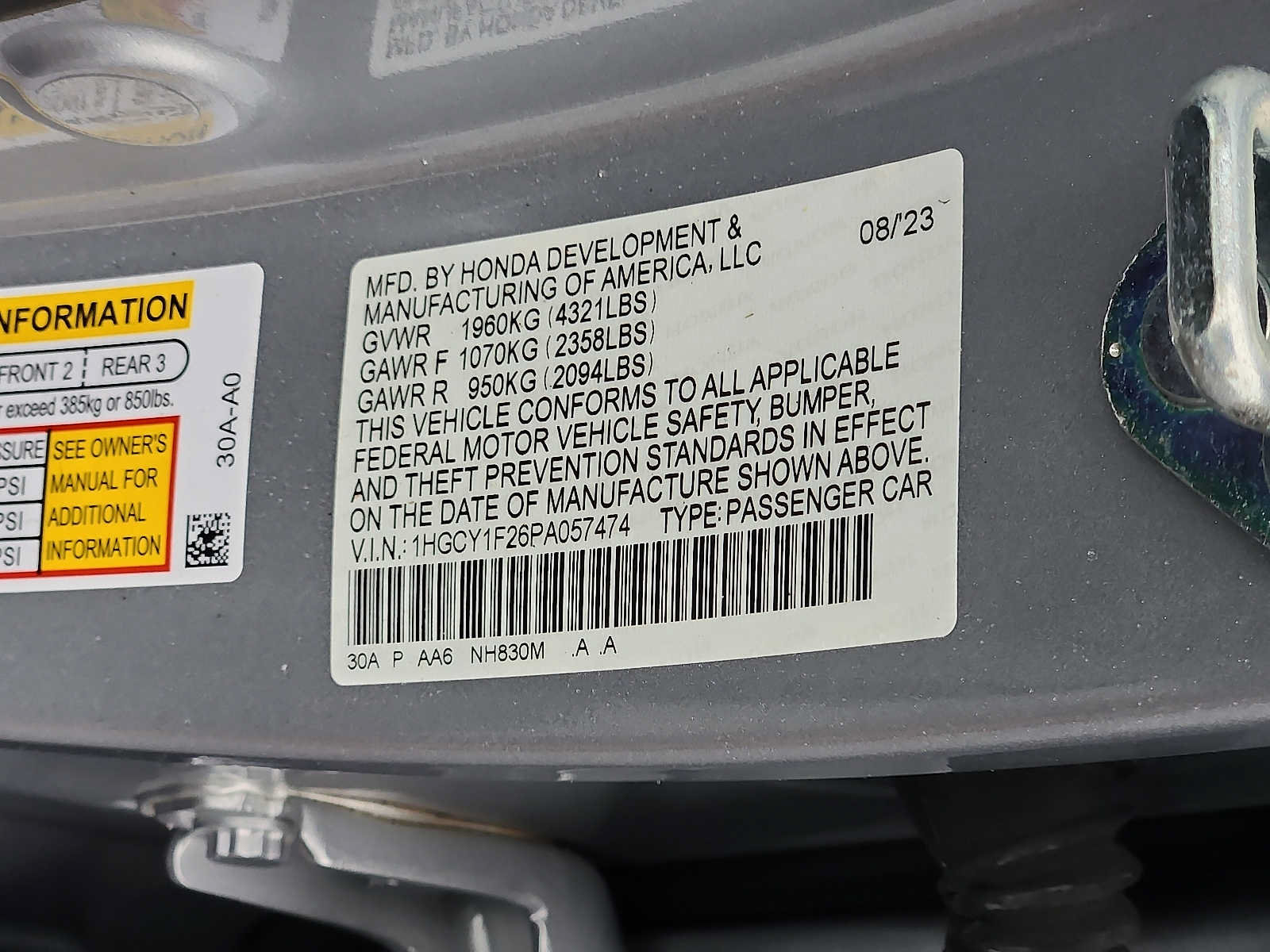 Certified 2023 Honda Accord LX image 26