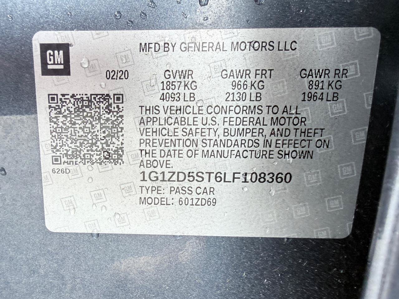 Used 2020 Chevrolet Malibu LT FWD image 19