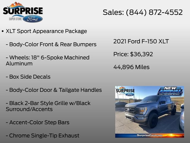 Used 2021 Ford F150 XLT w/ Equipment Group 302A High AWD/4WD image 17