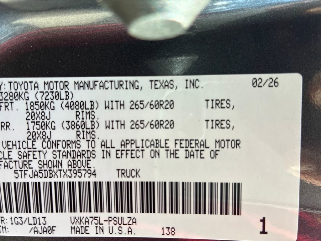 New 2026 Toyota Tundra Limited image 51