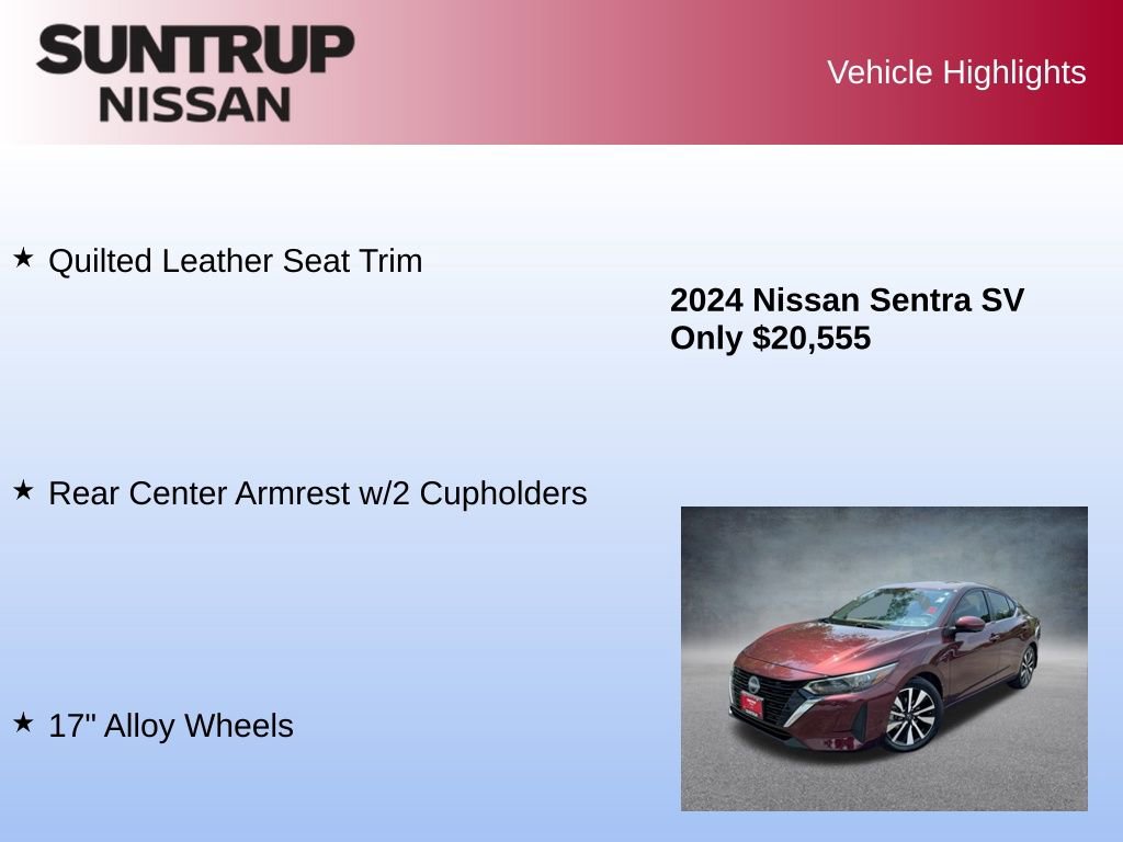 Used 2024 Nissan Sentra SV w/ SV Premium Package image 30