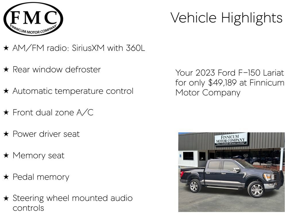 Used 2023 Ford F150 Lariat w/ FX4 Off-Road Package image 16