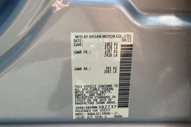 Used 2021 Nissan Altima 2.5 S FWD image 30