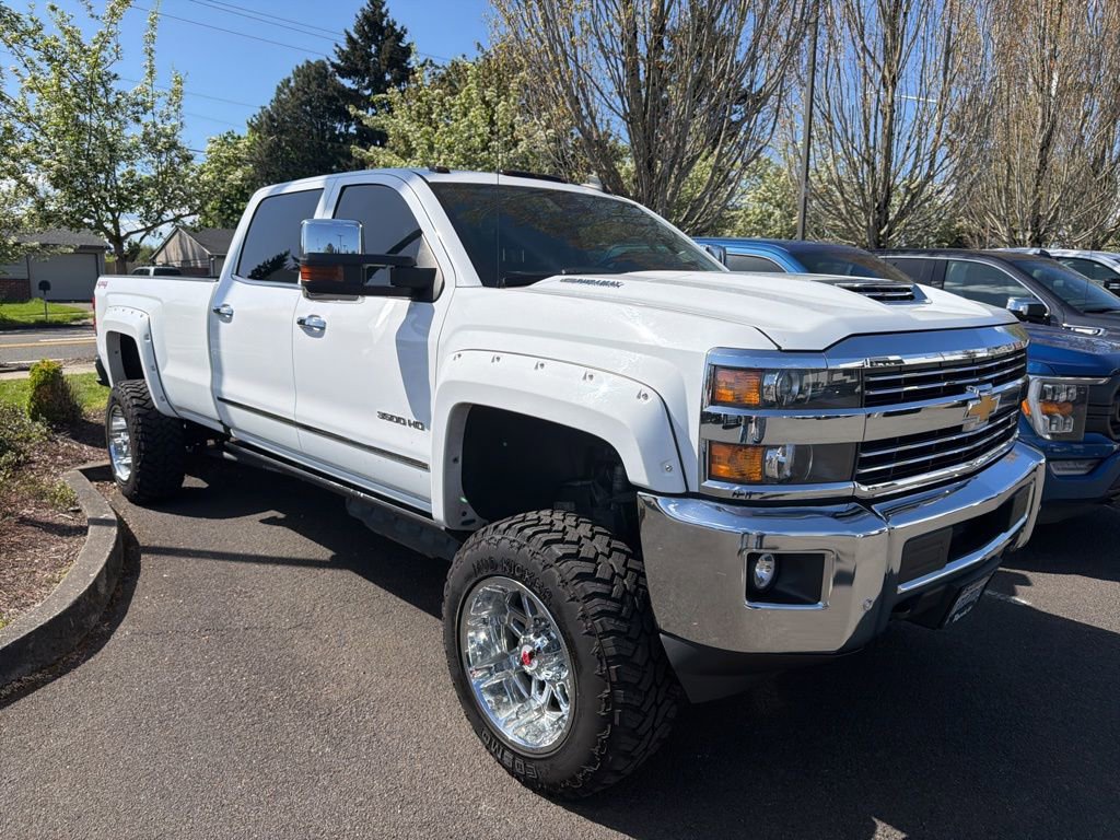 Used 2019 Chevrolet Silverado 3500 LTZ w/ Duramax Plus Package AWD/4WD image 3