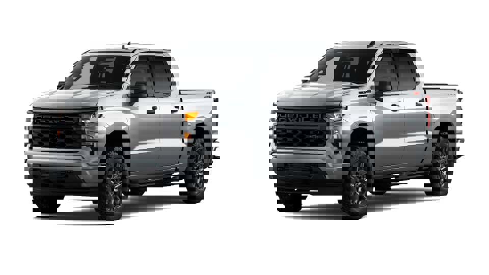 New 2026 Chevrolet Silverado 1500 Custom w/ Turbomax Blackout Package