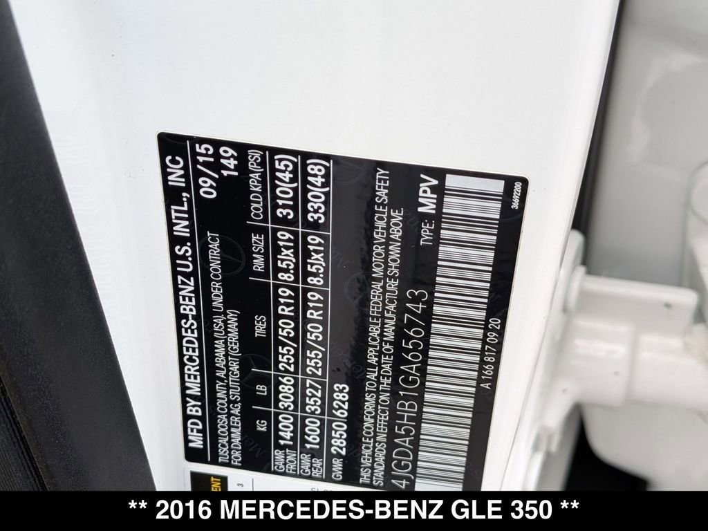 Used 2016 Mercedes-Benz GLE 350 4MATIC image 31