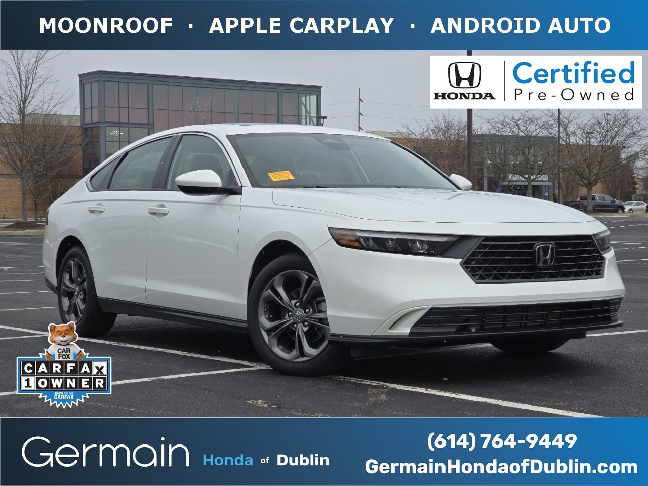 Certified 2023 Honda Accord EX