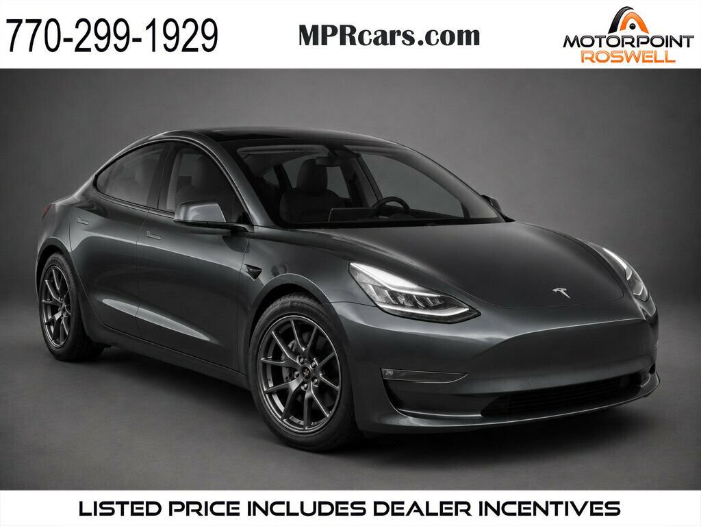 Used 2021 Tesla Model 3 Long Range AWD/4WD image 1