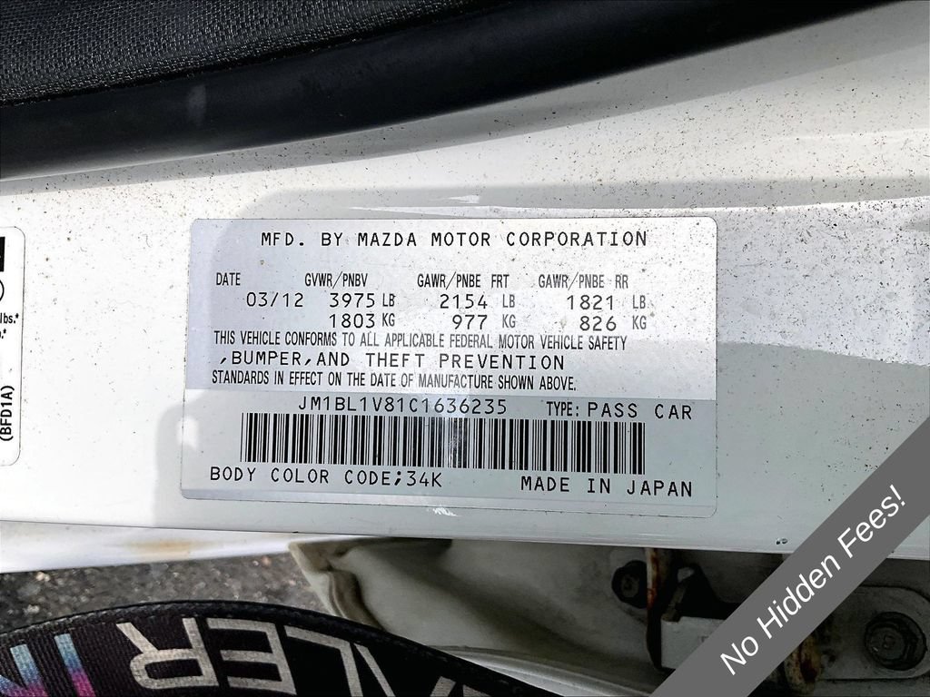 Used 2012 MAZDA MAZDA3 i Touring FWD image 26
