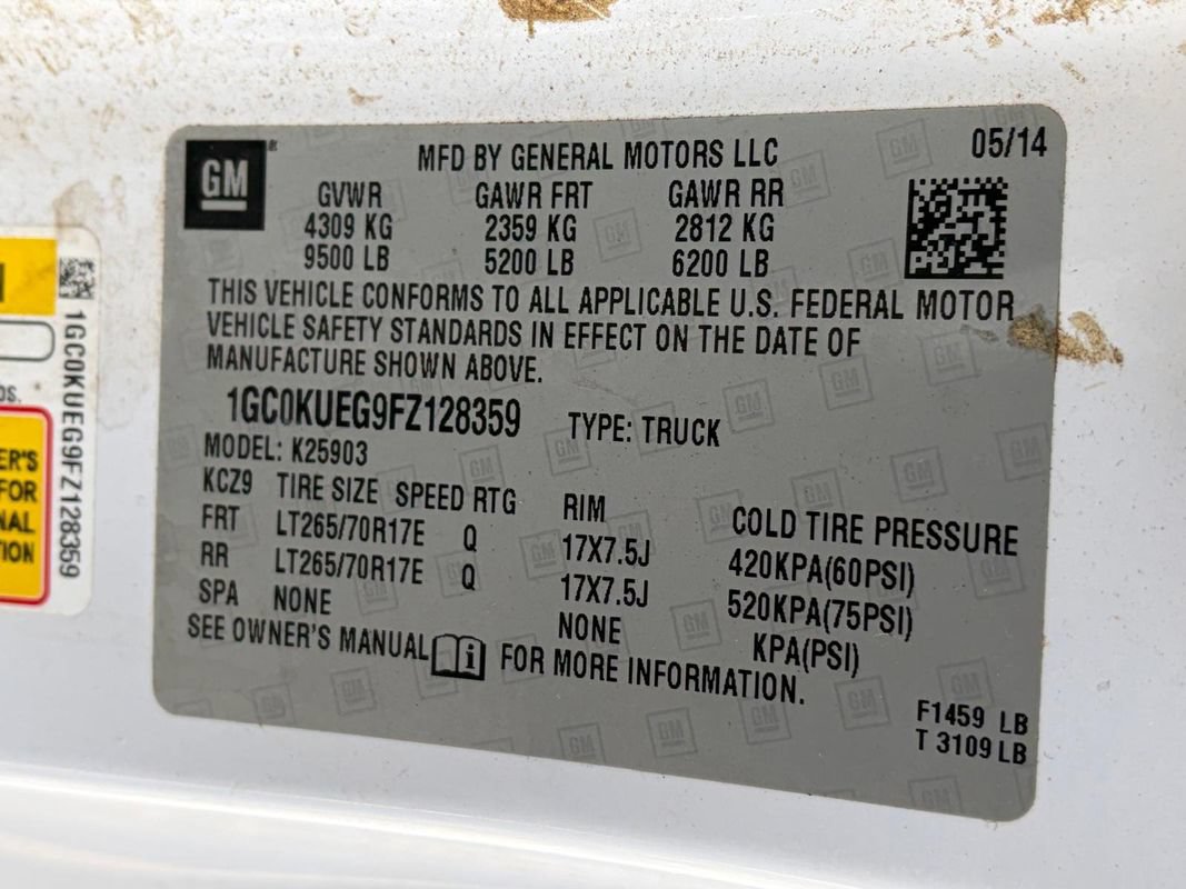Used 2015 Chevrolet Silverado 2500 W/T w/ WT Fleet Convenience Package AWD/4WD image 23