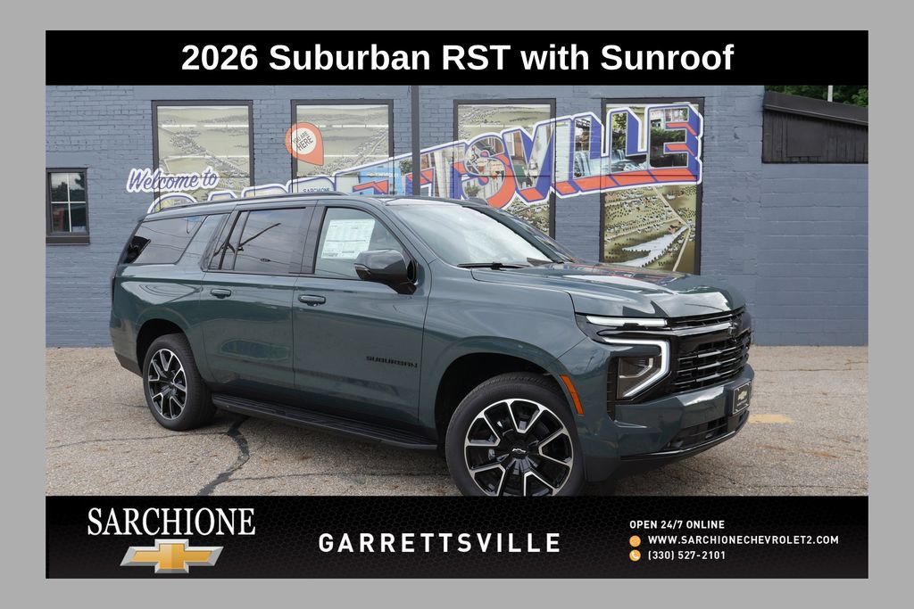 New 2026 Chevrolet Suburban RST w/ RST Capability Package