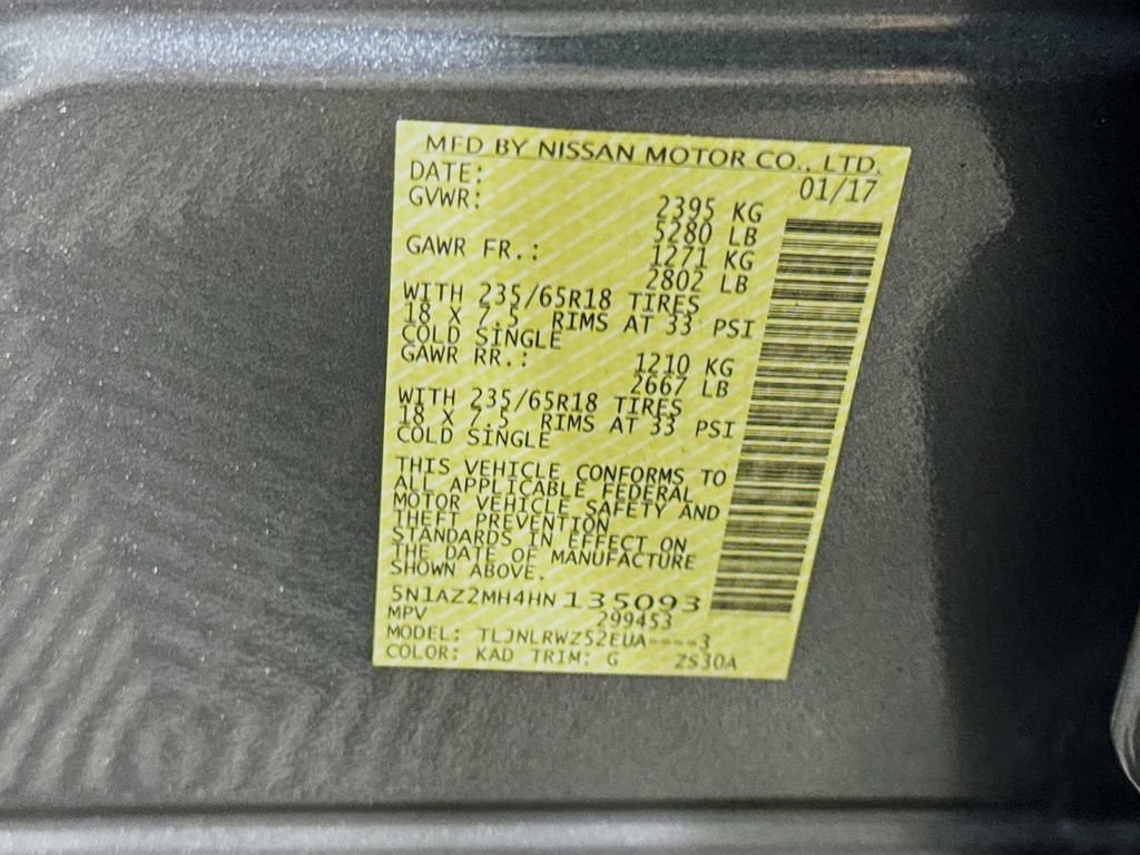 Used 2017 Nissan Murano SL AWD/4WD image 36