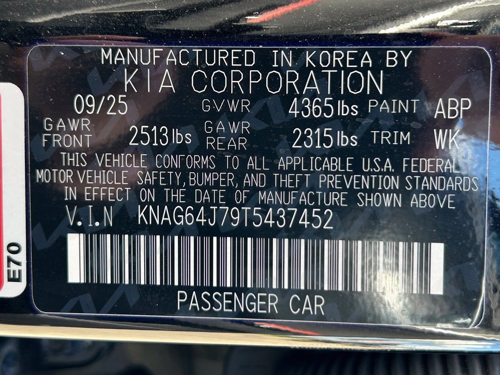 Used 2026 Kia K5 GT-Line w/ GT-Line Red Interior Package FWD image 57