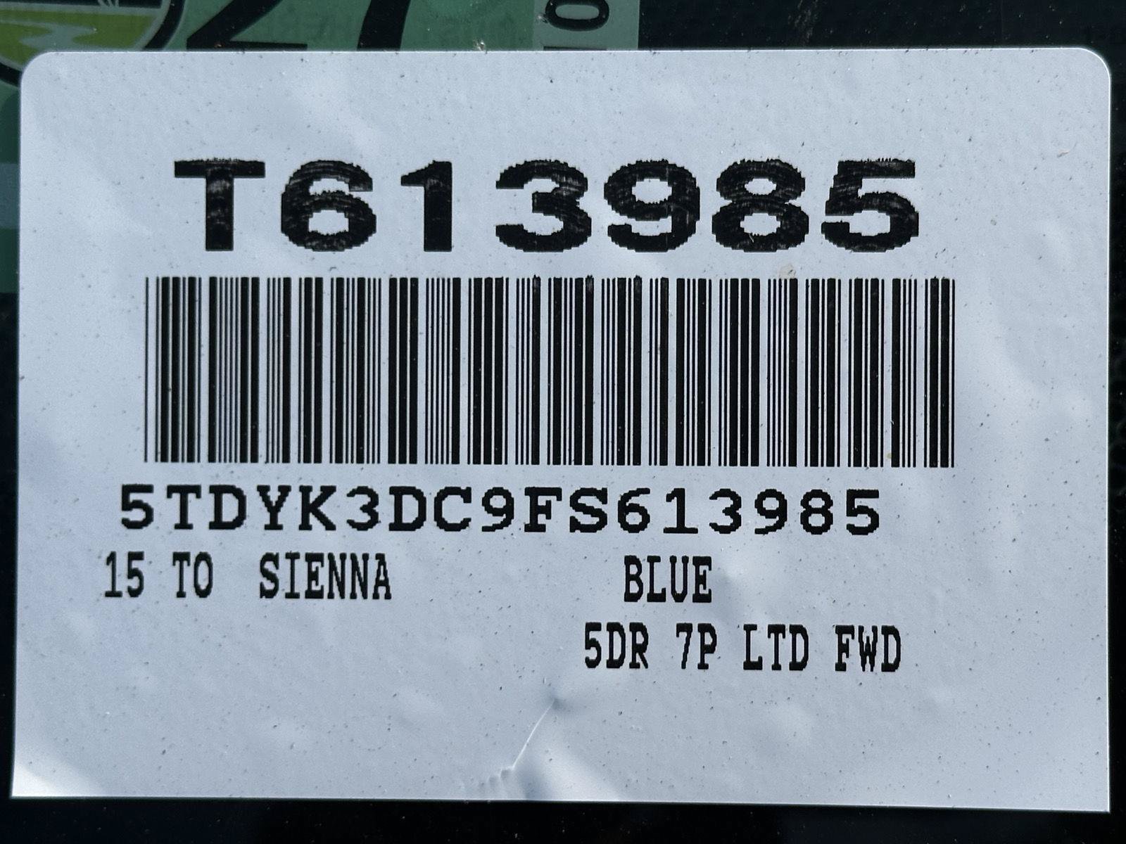 Used 2015 Toyota Sienna XLE Premium FWD image 15