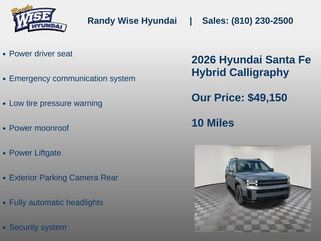 New 2026 Hyundai Santa Fe Calligraphy AWD/4WD image 10