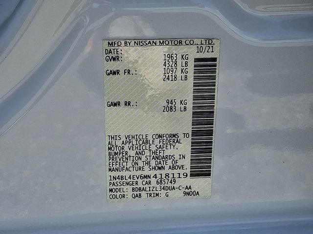 Used 2021 Nissan Altima 2.5 SL FWD image 28