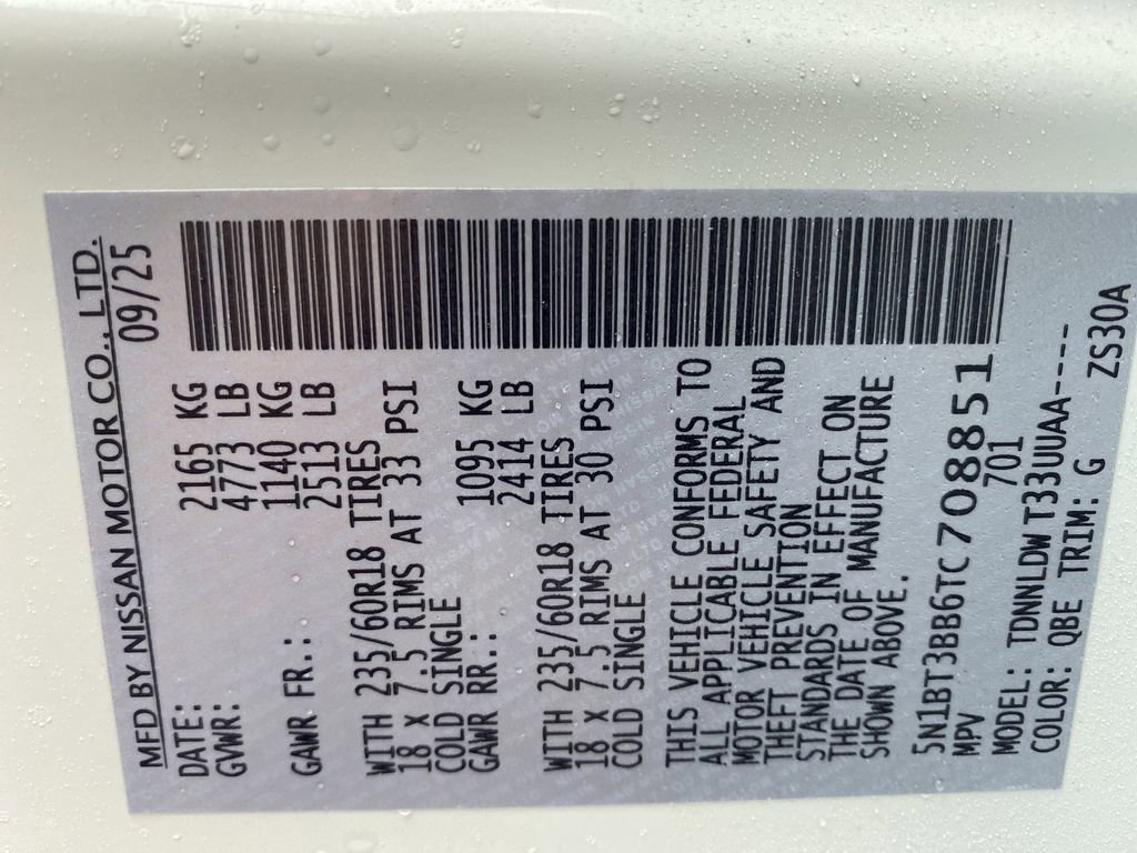 New 2026 Nissan Rogue SV w/ SV Premium Package image 35