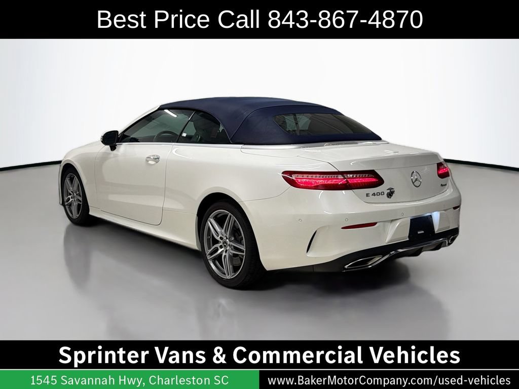 Used 2018 Mercedes-Benz E 400 4MATIC Cabriolet image 3