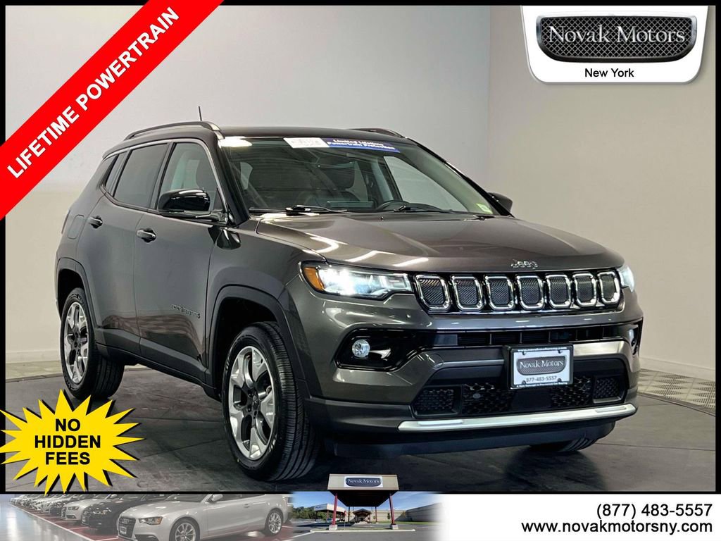 Used 2022 Jeep Compass Limited w/ Sun and Sound Group AWD/4WD image 1