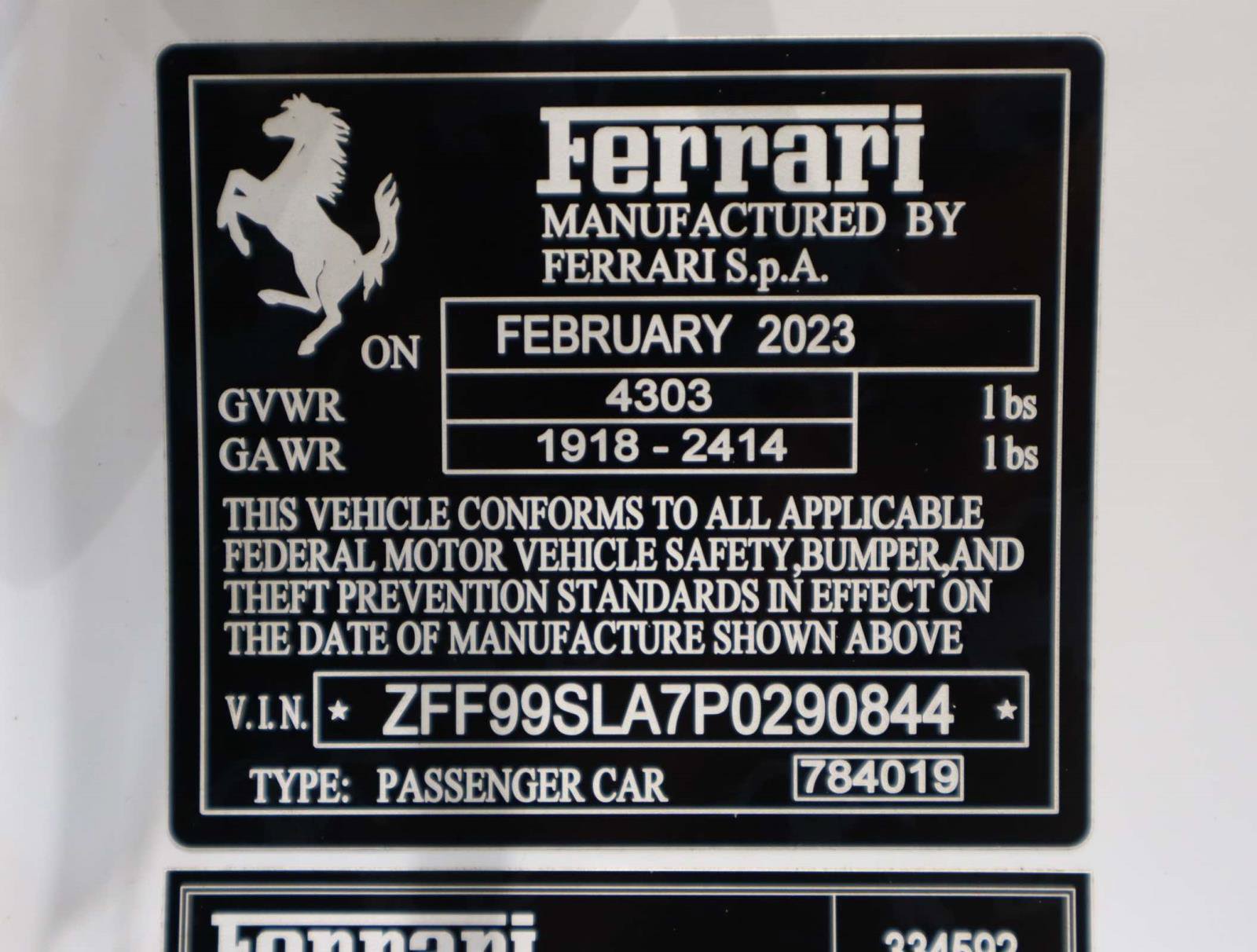 Certified 2023 Ferrari 296 GTB RWD image 39