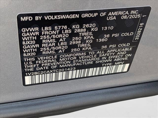 New 2026 Volkswagen Atlas Cross Sport SEL image 19