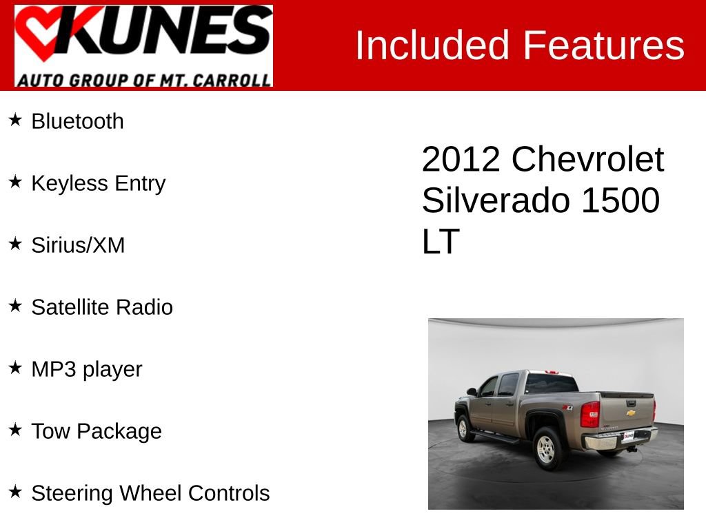 Used 2012 Chevrolet Silverado 1500 LT w/ All-Star Edition AWD/4WD image 3