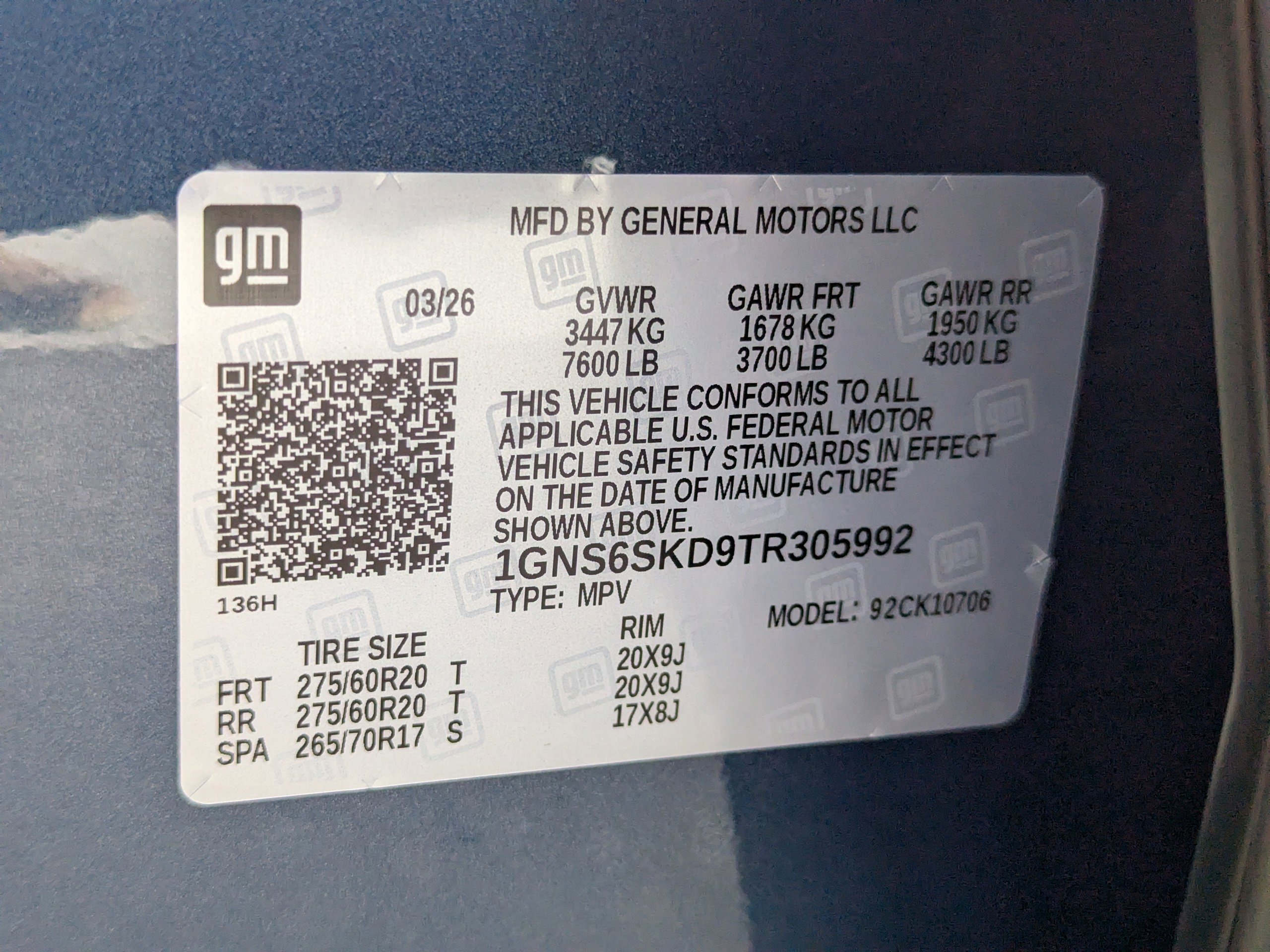 New 2026 Chevrolet Tahoe Premier w/ Sun And Tow Package AWD/4WD image 55