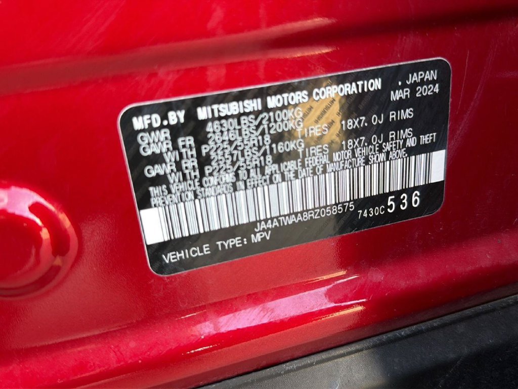 Used 2024 Mitsubishi Eclipse Cross SE AWD/4WD image 28
