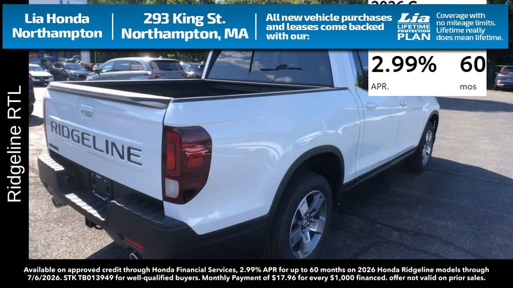 New 2026 Honda Ridgeline RTL image 8