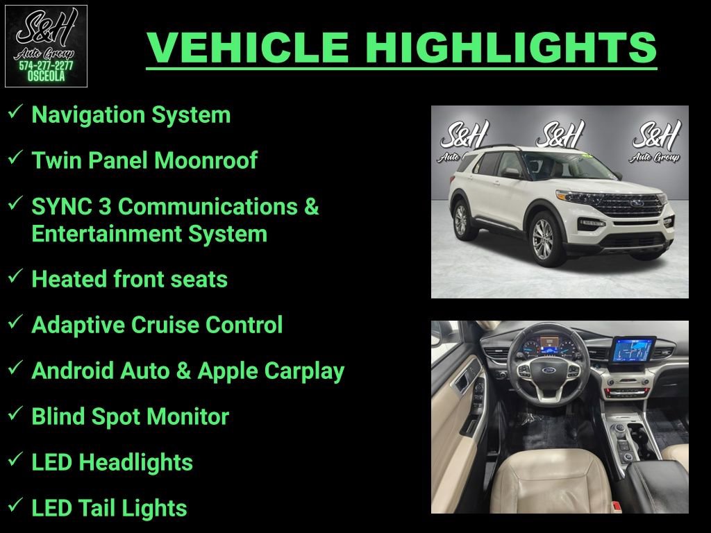 Used 2021 Ford Explorer XLT image 3