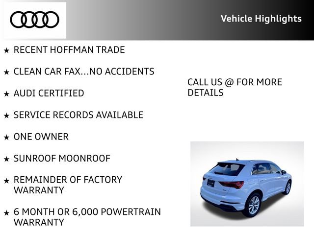 Certified 2025 Audi Q3 2.0T Premium w/ Convenience Package image 10