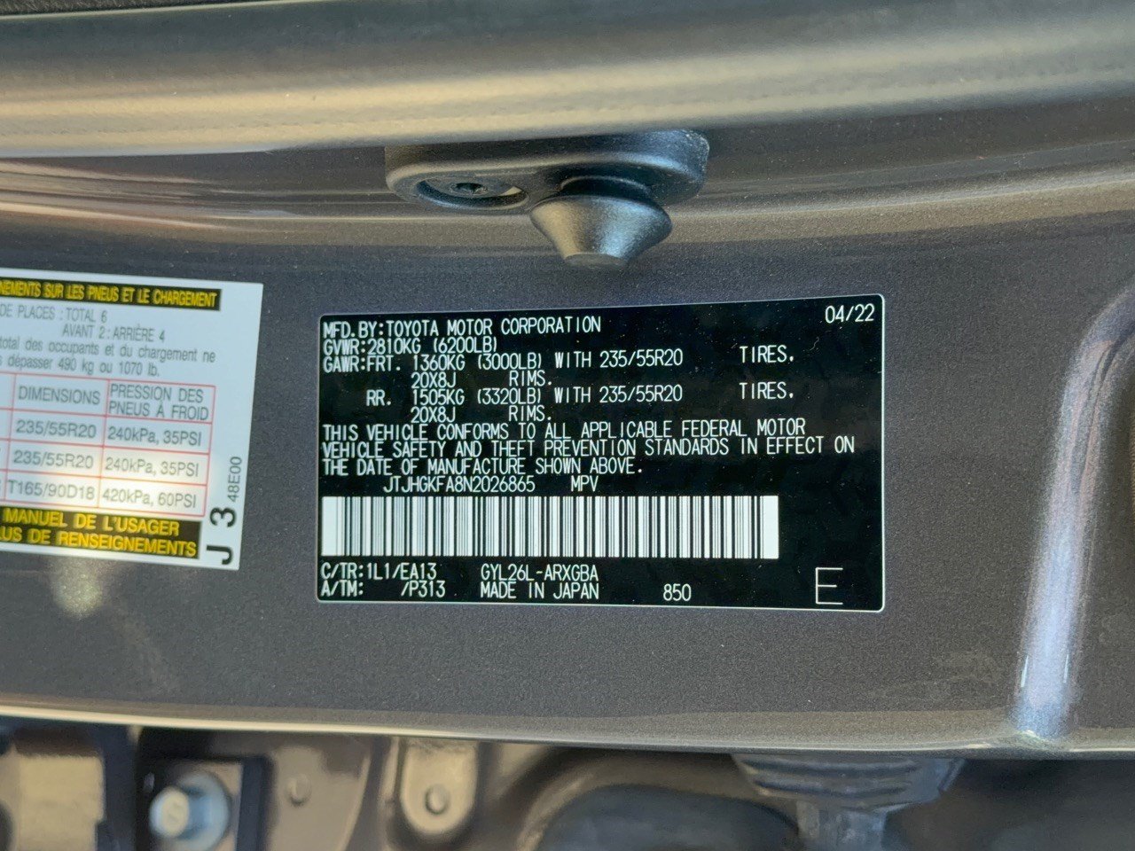 Used 2022 Lexus RX 450hL AWD w/ Premium Package image 31