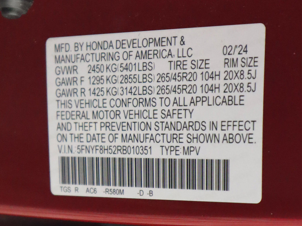 Certified 2024 Honda Passport EX-L image 59