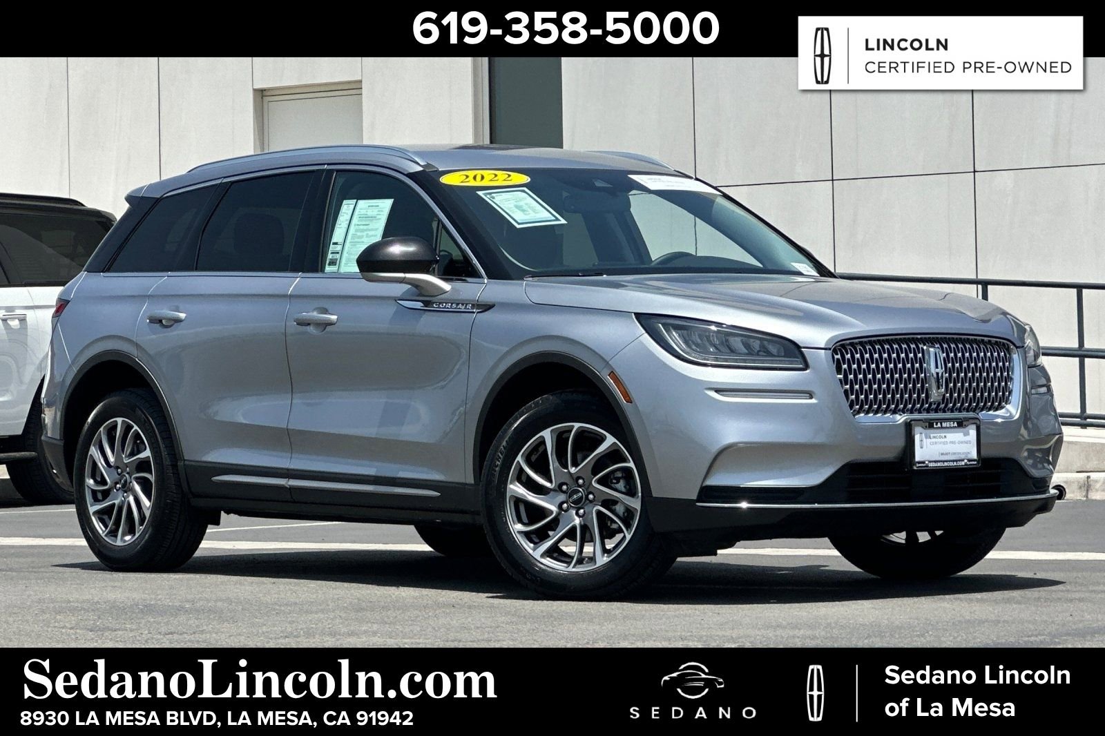 Certified 2022 Lincoln Corsair FWD
